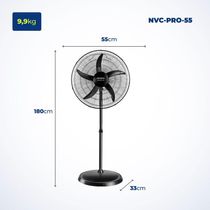 Ventilador De Coluna Mondial Nvc-pro-55 Vent 55cm Pro Nvc-pro-55 127v-60hz