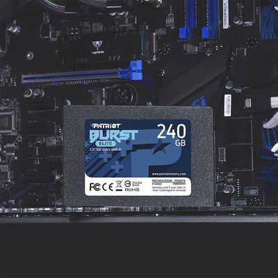Ssd 240Gb Patriot Burst Elite Sata Iii 6Gb/S Leitura 450Mb/S