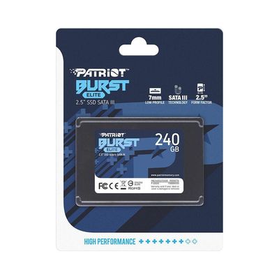 Ssd 240Gb Patriot Burst Elite Sata Iii 6Gb/S Leitura 450Mb/S