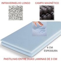 Pillow Top Magnético + Infravermelho Viscoelástico Gel