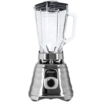 Liquidificador Oster New Osterizer Clássico BLST4655 Prata com Copo de Vidro, 700W e 3 Velocidades Prata / 110