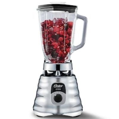Liquidificador Oster New Osterizer Clássico BLST4655 Prata com Copo de Vidro, 700W e 3 Velocidades Prata / 110