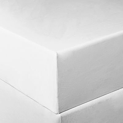 Lençol Tecebem Queen Malha C/ Elástico Liso 158mx198mx40cm Branco