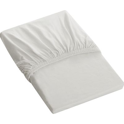 Lençol Tecebem Solteiro Malha Com Elástico Liso 88cmx188mx30cm Branco