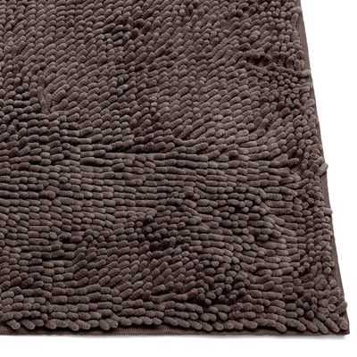 Tapete Buettner Microfibra Antiderrapante Chenille Cadiz 50x100m Chocolate