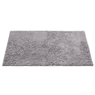 Tapete Buettner Microfibra Antiderrapante Chenille Cadiz 50x100m Prata