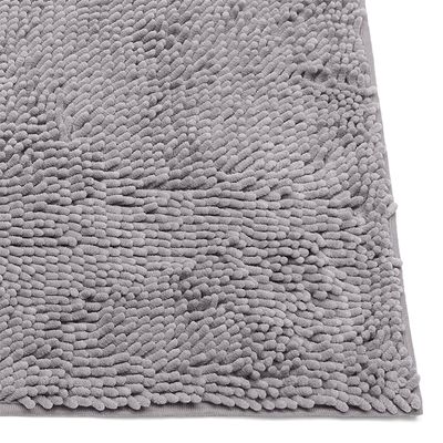 Tapete Buettner Microfibra Antiderrapante Chenille Cadiz 50x100m Prata