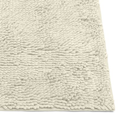 Tapete Buettner Microfibra Antiderrapante Chenille Cadiz 50x100m Marfim