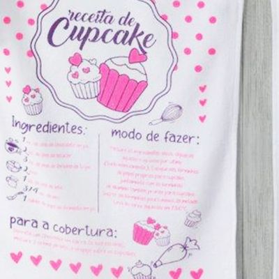 Pano De Prato Lomaer Sacaria 50 x 70cm Especial Receitas 03 Unidades