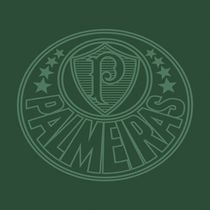 Toalha Social Buettner Jacquard Veludo Futebol Palmeiras 33cmx50cm Verde Esmeralda