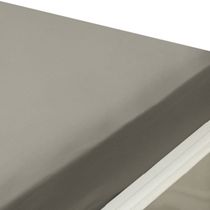 Lençol Tecebem Casal Malha C/ Elástico Liso 138mx188mx30cm Castanho