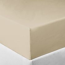 Lençol Tecebem Queen Malha C/ Elástico Liso 158mx198mx40cm Trigo