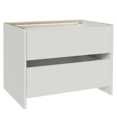 Gaveteiro com 2 Gavetas para Guarda-roupa Branco Madesa