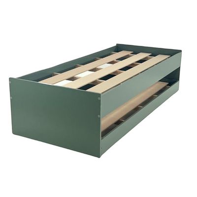 Cama Solteiro Bicama Ditália Cm-20 Verde Oliva