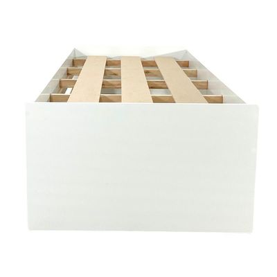 Cama Solteiro Bicama Ditália Com Colchões Cm-20 Branco