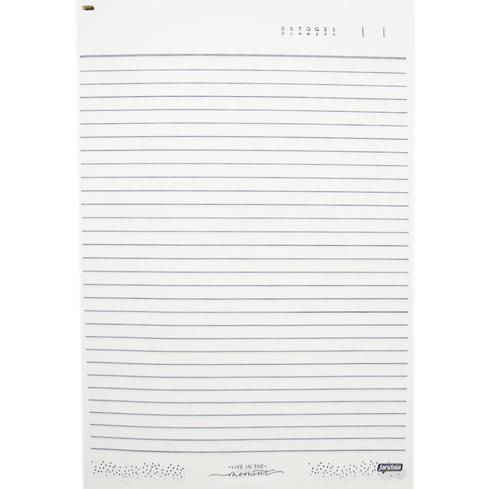 Caderno Universitário 10 matérias 160fls LA Creme Love yourself Jandaia