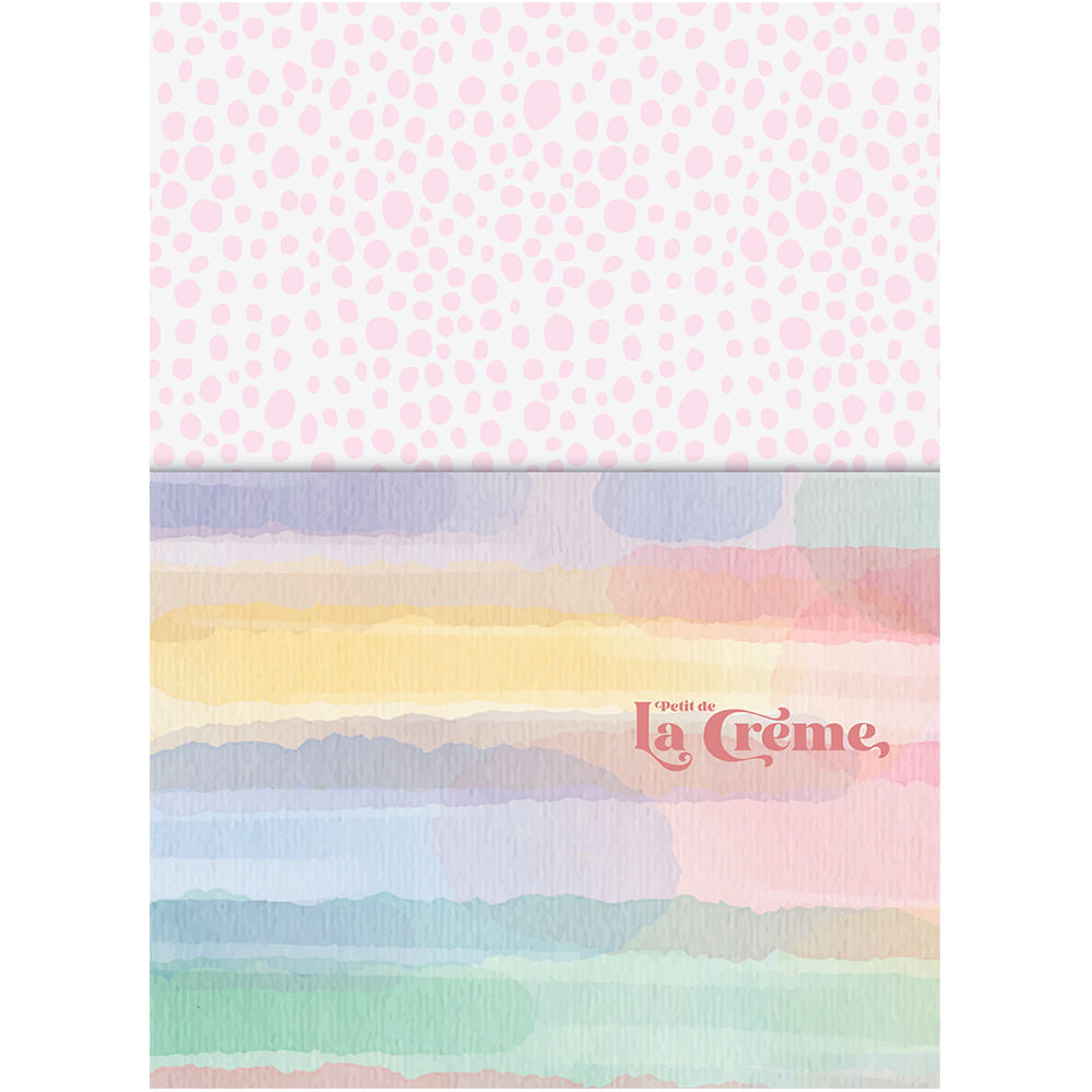 Caderno Espiral Univ CD 1 Matéria 80fls LA Creme Love yourself Jandaia