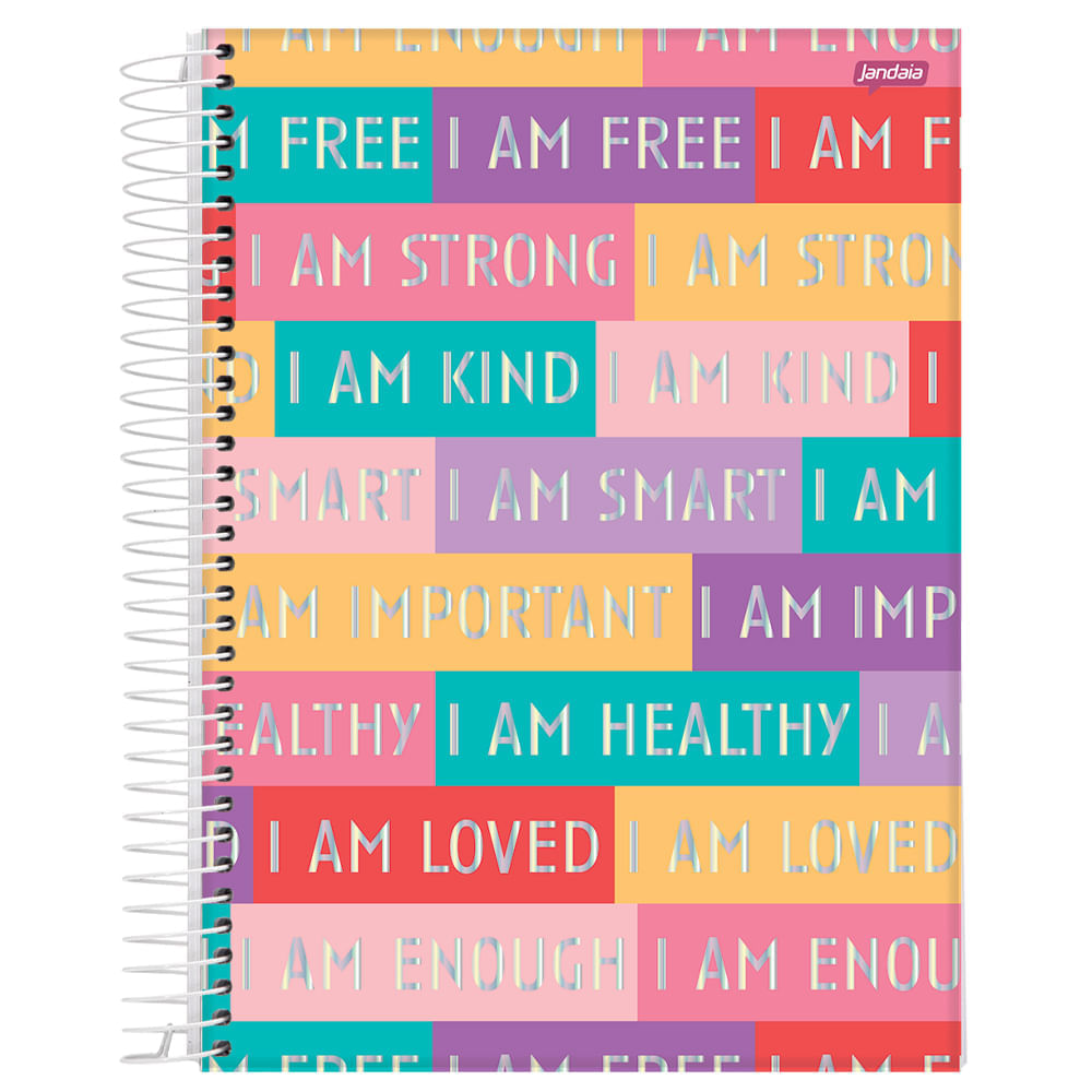 Caderno Espiral Univ CD 1 Matéria 80Fls Be Bold Jandaia