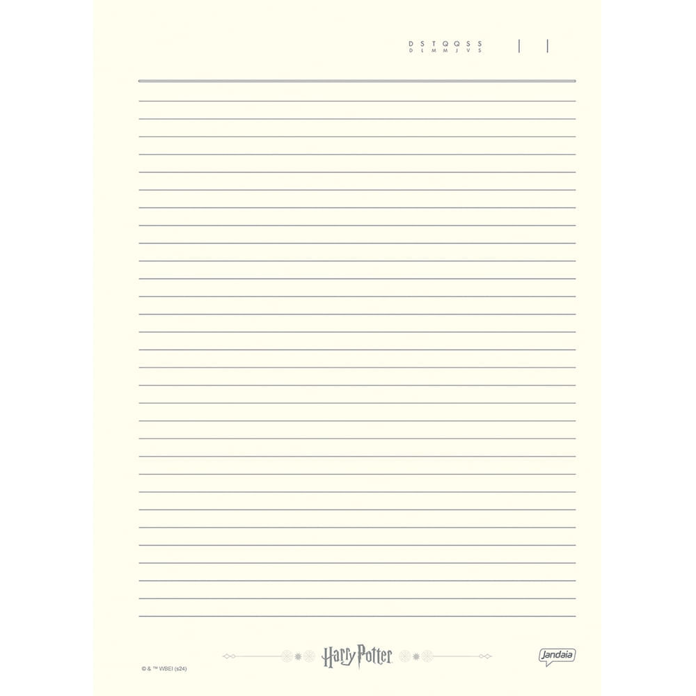 Caderno Espiral Univ CD 1 Matéria 96Fls Harry Potter - Hogwarts Jandaia
