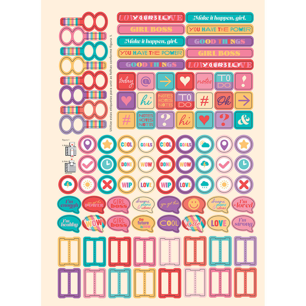 Caderno Universitário 10 matérias 160fls Be Bold Jandaia