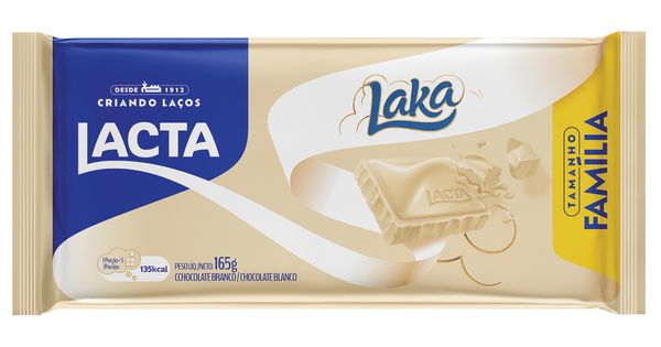 Tablete de Chocolate Lacta 165g Laka