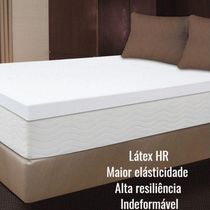 Pillow Top Látex Hr Foam Queen 1,58 X 1,98 X 7cm Aumar