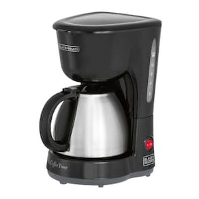 Cafeteira Elétrica Black+Decker CM15, 15 xícaras, Jarra Preto/Inox Preto,Inox / 220