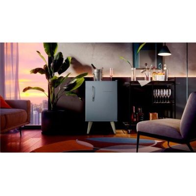 Frigobar Brastemp Retrô 76L Azul Claro 110V BRA08HWANA 110V