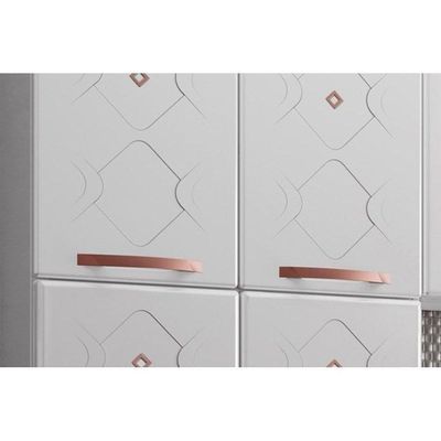 Cozinha Completa Mirage New Aço 3 Peças (2aéreos+1paneleiro) Cz31 Branco/preto - Telasul