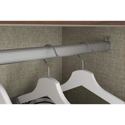 Guarda Roupa Casal 6 Portas E 3 Gavetas C- Pés Cover Off White-nature - Henn