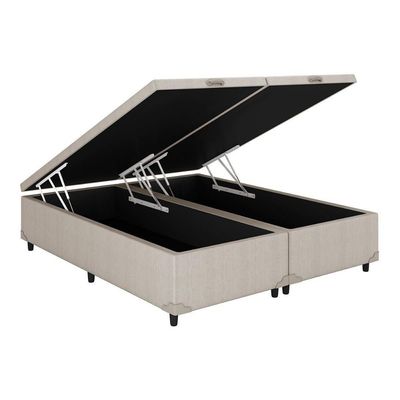 Cama Box Baú King Universal Courano Clean (193x203x35) - Costa Rica