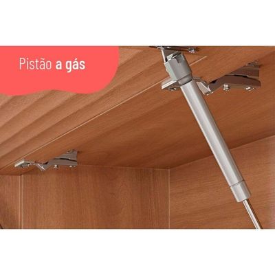 Cozinha Completa Thela Macadâmia 5 Peças (2aéreos+2balcões+1paneleiro) Czc23 Freijo/branco - Telasul