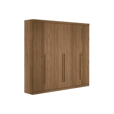 Guarda Roupa Casal 6 Portas E 4 Gavetas Buriti Jatoba - Santos Andirá