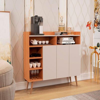 Buffet Celta 03 Portas Nature-off White - Giga