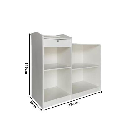 Balcão Caixa Pacote Simples 1,00a X 1,10l X 0,45p Branco
