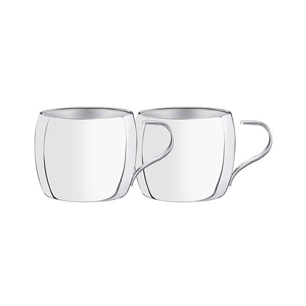 Conjunto De Xícaras Para Chá E Capuccino Em Aço Inox 2pçs - Tramontina -