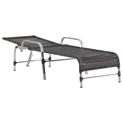 3 Espreguiçadeiras E Mesa Para Piscina, área, Varanda Trama Pedra Ferro