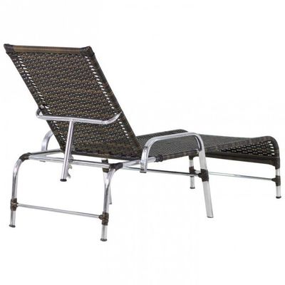 3 Espreguiçadeiras Catar E Mesa Piscina Jardim Regulagem Pedra Ferro
