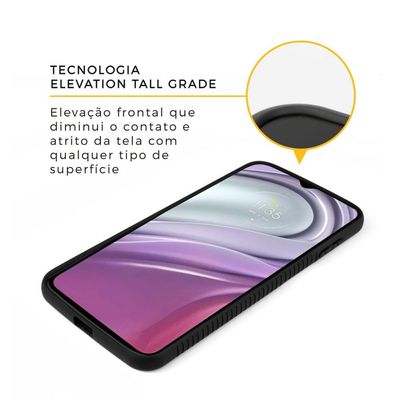 Capa Stronger Preta para Motorola Moto G30 - Gshield