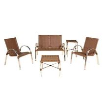 2 Cadeiras E Namoradeira E Mesa Mini Garden Trama Original Argila