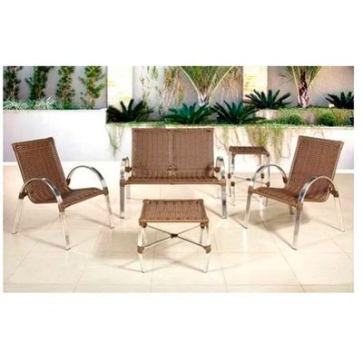 2 Cadeiras E Namoradeira E Mesa Mini Garden Trama Original Argila