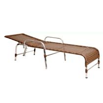 Kit 2 Cadeiras Espreguiçadeiras Catar E Mesa Garden Trama Argila