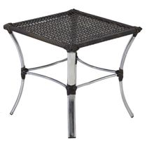 Mesa De Centro Em Alumínio Para Cozinha Trama Original Pedra Ferro