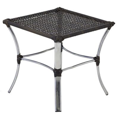 Mesa De Centro Em Alumínio Para Cozinha Trama Original Pedra Ferro