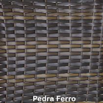 Mesa Ascoli Em Alumínio Para Edícula Trama Original Pedra Ferro