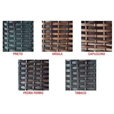 Kit 4 Cadeiras Em Alumínio Varanda Piscina Externa E Mesa De Pedra Ferro