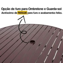Mesa Ascoli Em Alumínio Trama Original Preto