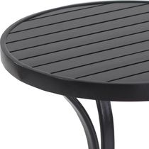 Mesa De Centro Emily Com Tampo Ripado Trama Original Preto
