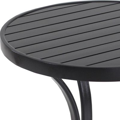 Mesa De Centro Emily Com Tampo Ripado Trama Original Preto