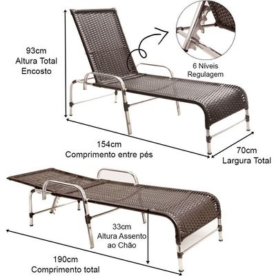 4 Cadeiras E Mesa, 2 Espreguiçadeiras E Mesa Trama Original Tabaco